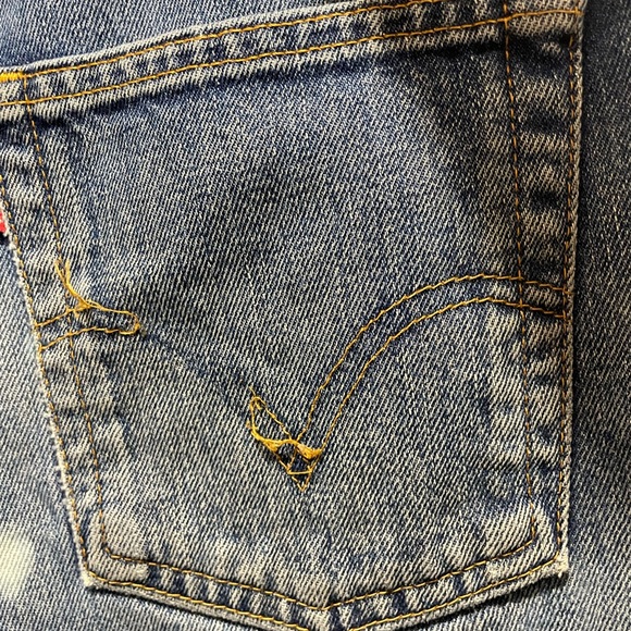 Levi acid wash vintage one of a kind shorts - Picture 4 of 7